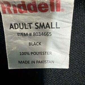 Riddell Integrated Black 7 Pads Football Safety  Pants  W/belt Adult small.